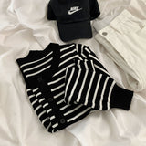 [2color] Bee Stripe Slim Fit Cardigan