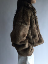 Eco fur jacket