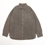 オーバーフィットピグメントシャツジャケット / Overfit Pigment Shirt Jacket_2color