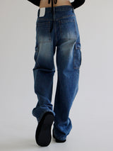 セニティーカーゴパンツ / no.5184 Senity Cargo Pants - Deep blue