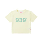 939 LOGO CROP TOP (LEMON)