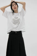 ナンバーショートスリーブTシャツ/Number short sleeve T-shirt (2color)
