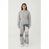 LSD COLLECTION_Destroyed Denim Sweatpants (6652502048886)