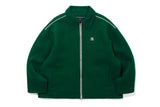 WOOL PIPING BIKER JACKET