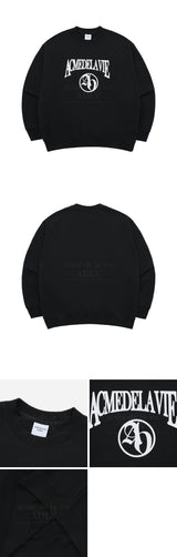 [24SS] AE LOGO SYMBOL SWEATSHIRT BLACK
