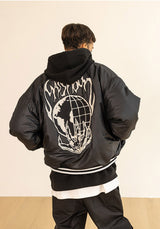 バーチャルワールド60Zバーシティージャケット/VIRTUAL WORLD 6OZ VARSITY JACKET