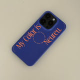 マイカラーケース / My Color Case (Blue Slim Hard)