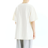 カレッジロゴTシャツ/COLLEGE LOGO TEE CREAM