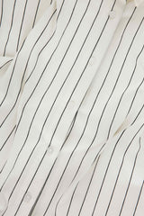 DOZI - Pinched Stripe Oversized Shirts _ Ivory