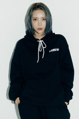 フライアグドフラッシュフーディ / FLYAGD FLASH HOODIE (BLACK) (6554818412662)