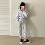 ベロアコーデュロイジョガートレーニングパンツ