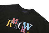 レインボーロゴTシャツ/RAINBOW LOGO TEE SHIRT_BLACK