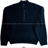 Jack Mix High Neck Half Zip up Knit (6color) (6542628061302)