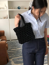 フルーツネットバッグ/fruit net bag (black)