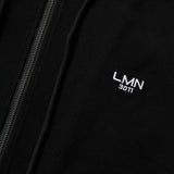 オーバーフィットプリンティングフードジップアップ/OVERFIT PRINTING HOOD ZIP-UP-BLACK