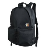 フラワーベアースマイル刺繡バックパック/Flower Bear Smile Embroidery Backpack
