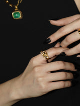 no.32リング / no.32 ring gold (freesize)