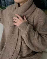 アルパカマフラーニットセット / BL Alpaca Muffler Knit Set (4 colors)
