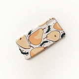 アペアホワイト スマートフォンケース/A Pear White (Galaxy) Glossy Hard Case