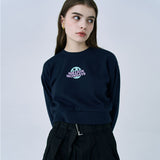 ミリオンピンポンクロップスウェットシャツ/MILLION PING-PONG CROP SWEATSHIRT