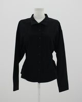 スリムボタンシャツ/Slim button shirt (2color)