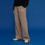 フラッフィーバンディングパンツ/FLUFFY BANDING PANTS_BEIGE BROWN