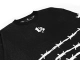 TZ BARBED WIRE OVERSIZED KNIT SWEATER