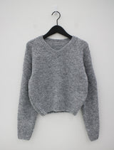 チョイスカラーV-ネックニット / Choice Color V-Neck Knit (6color)
