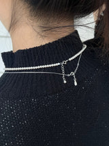 (silver925) Winy pearl necklace