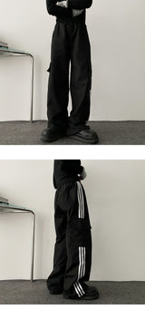 Rossi Three Line Wide Pocket Track Pants