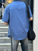 トニ―ハイデンシティー半袖シャツ/Tony High Density Short-Sleeved Shirts (4 colors)