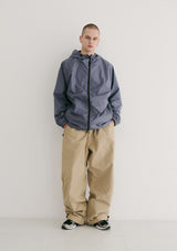 ワームライトフーデッドジャケット/BSR2223FWJK040 WARMTH LIGHT HOODED JACKET DEEP GRAY