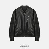 (UNISEX) ピース配色レーサージャケット