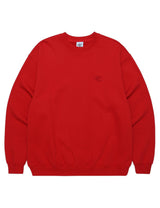 セラーロゴ刺繡スウェットシャツ/SELLER LOGO EMB SWEATSHIRT RED(CV2CFUM460A)