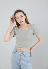 モダンストライプヘアバンド / Modern Stripe HairBand Ivory