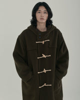 ダッフルコート/unisex duffle coat khaki