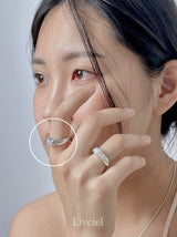 カルセドニーオーバルリング / Chalcedony oval silver Ring