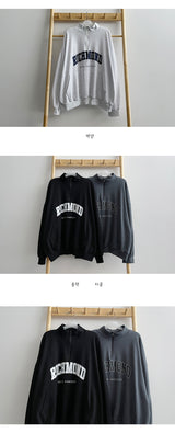 リッチクラスジップアップアノラックスウェットシャツ/Rich class zip-up anorak sweatshirt