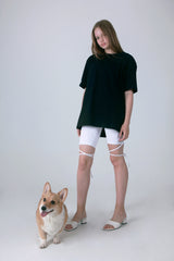 ストリングバイカーショーツ/STRING BIKER SHORTS WHITE
