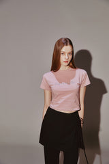 Crystal Hotfix T Pink