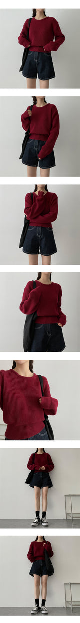 フェアラウンドニットウェア/Fair round knitwear