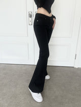 911. スパンセミローブーツカットパンツ / 911. Span semi low boots cut pt (2color)