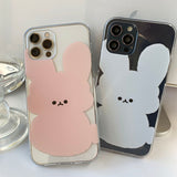 Pink - Sketch Mochi Rabbit Phone Case