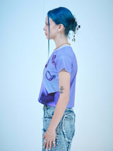 パープルドリームクロップTシャツ / PURPLE DREAM CROP T