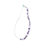 パールアメジストネックレス / Pearl amethyst necklace(handmade) (4624875126902)