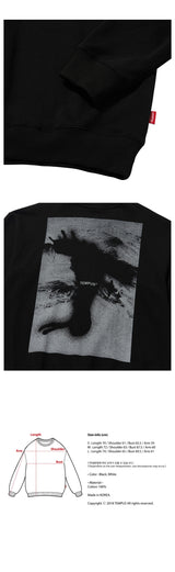 ジェットラグスウェットシャツ/JETLAG SWEATSHIRTS [BLACK]