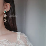 エメラルドプレッピーロイヤルピアス / Emerald Preppy Royal Piercing