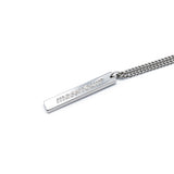 SL/CIロゴボールドバーネックレス /  SL/CI LOGO BOLD BAR NECKLACE (4439221567606)