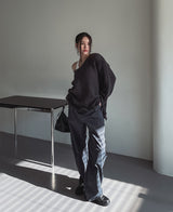 サイドベルクロワイドパンツ