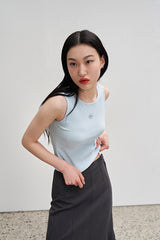 aAke ロゴ スリーブレス/ aAke LOGO SLEEVELESS
